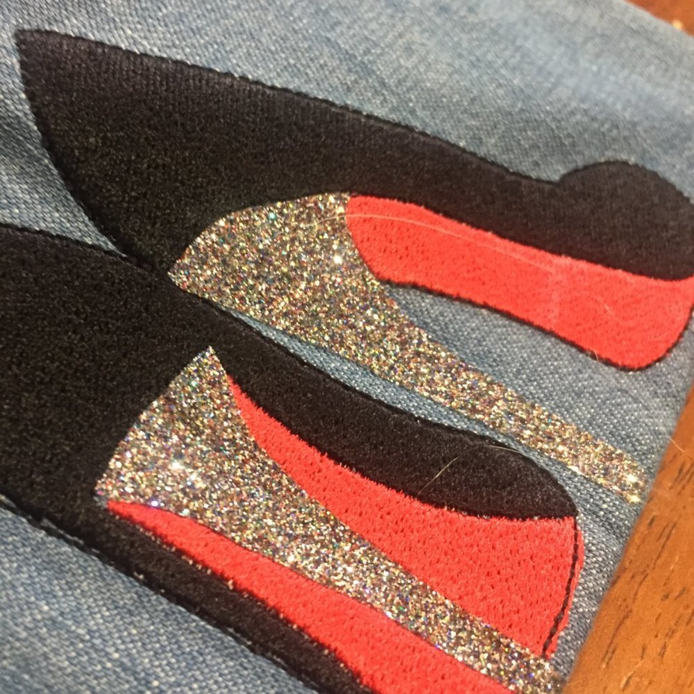 Glitter Shoes Blue bag - Picture 5 of 11